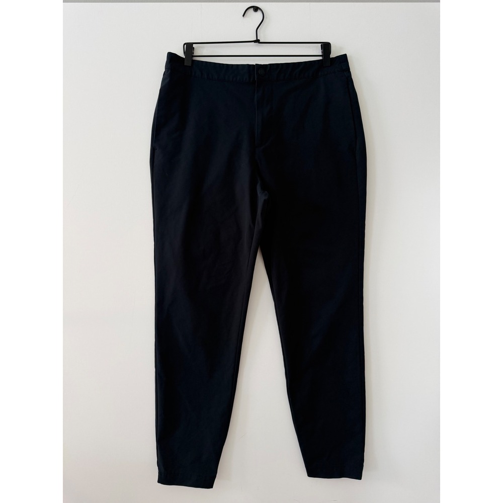 Banana Republic Mens Black Performance Jogger Pants 36 Elastic Waist Tapered